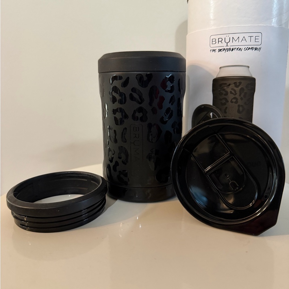 BrüMate Onyx Leopard Print Hopsulator Duo 12oz